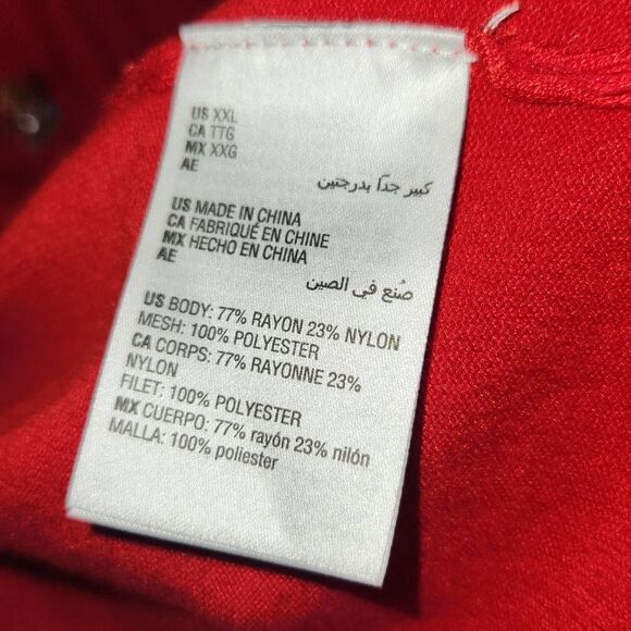 Charter Club Women's Size XXL Cardigan Sweater Red Sequins Rhinestone Buttons - Picture 8 of 11